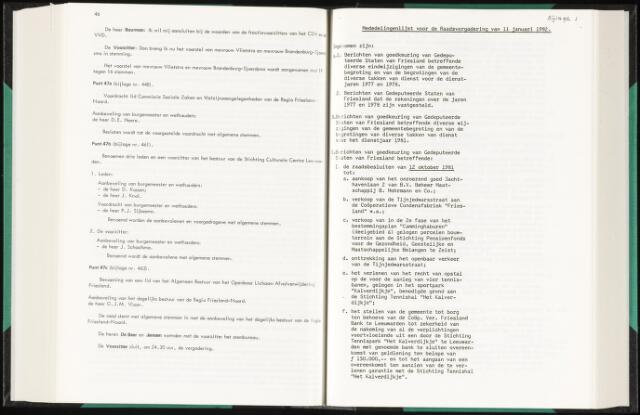 Raadsverslagen van de gemeente Leeuwarden, 1865-2007 (Bijlagen) 1982-01-01