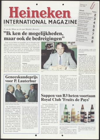 Heineken International Magazine 1989-06-01