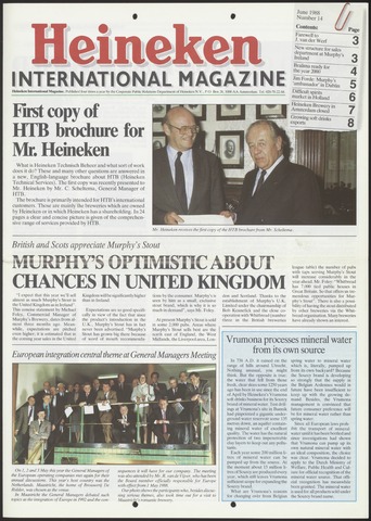 Heineken International Magazine 1988-06-01