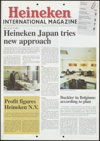 Heineken International Magazine 1990-04-01
