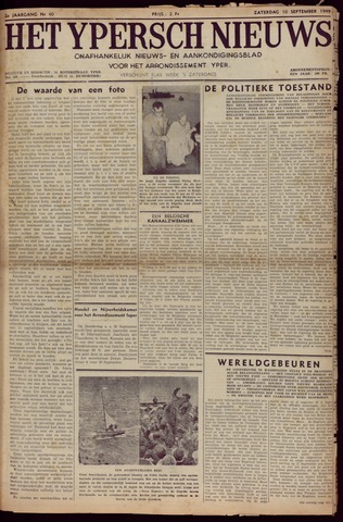Het Ypersch nieuws (1929-1971) 1949-09-10