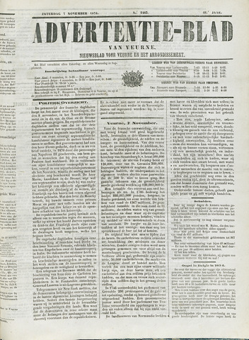 Het Advertentieblad (1825-1914) 1874-11-07