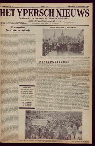 Het Ypersch nieuws (1929-1971) 1956-11-10