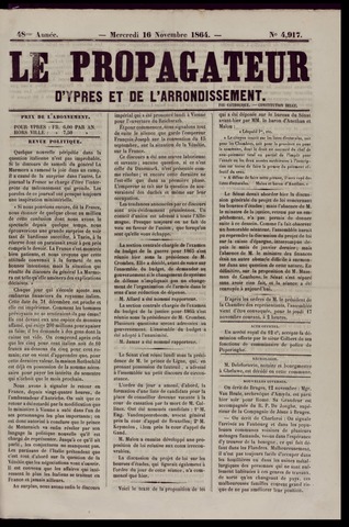 Le Propagateur (1818-1871) 1864-11-16