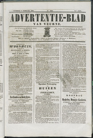 Het Advertentieblad (1825-1914) 1861-02-02