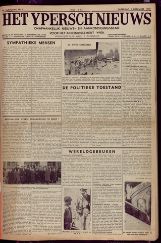 Het Ypersch nieuws (1929-1971) 1950-12-09