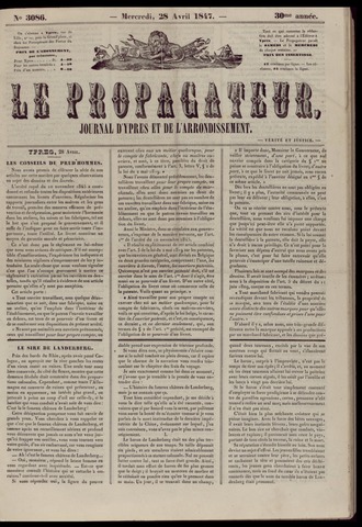 Le Propagateur (1818-1871) 1847-04-28