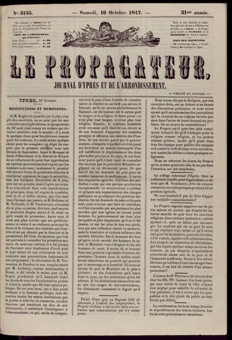 Le Propagateur (1818-1871) 1847-10-16