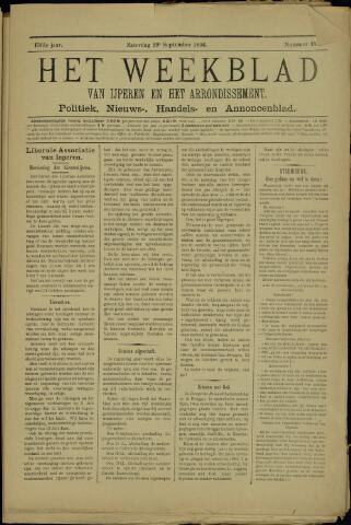 Het weekblad van Ijperen (1886-1906) 1896-09-19