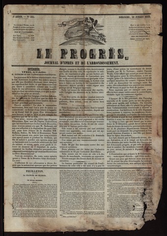 Le Progrès (1841-1914) 1843-07-30