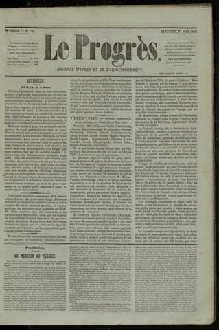 Le Progrès (1841-1914) 1848-06-25