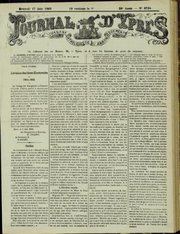 Journal d’Ypres (1874 - 1913) 1903-06-17