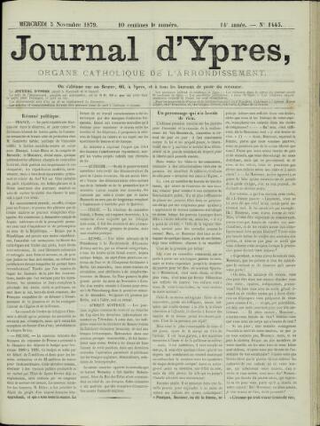 Journal d’Ypres (1874 - 1913) 1879-11-05