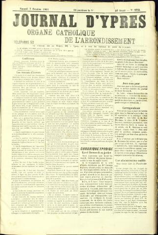 Journal d’Ypres (1874 - 1913) 1905-10-07