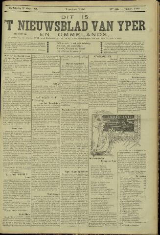 Nieuwsblad van Yperen en van het Arrondissement (1872 - 1912) 1906-08-18