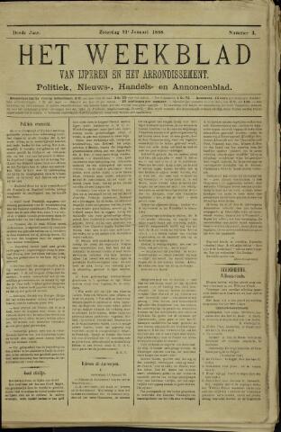 Het weekblad van Ijperen (1886-1906) 1888-01-21