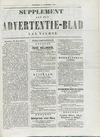 Het Advertentieblad (1825-1914) 1874-11-11