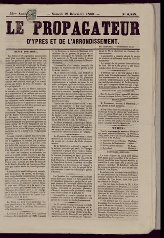 Le Propagateur (1818-1871) 1869-12-18