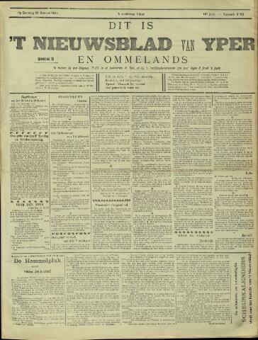 Nieuwsblad van Yperen en van het Arrondissement (1872 - 1912) 1911-01-21