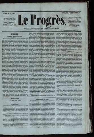 Le Progrès (1841-1914) 1845-09-07