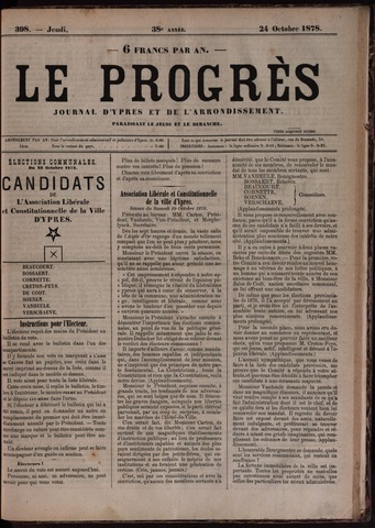 Le Progrès (1841-1914) 1878-10-24