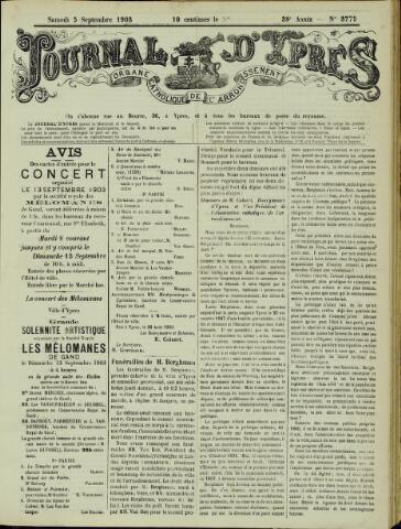 Journal d’Ypres (1874-1913) 1903-09-05