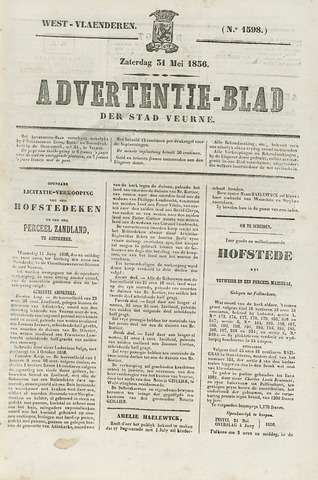 Het Advertentieblad (1825-1914) 1856-05-31