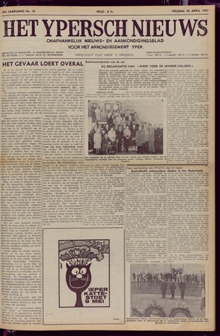 Het Ypersch nieuws (1929-1971) 1971-04-30