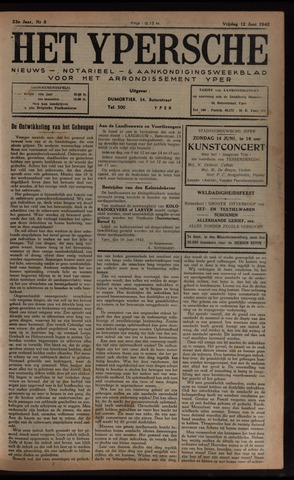 Het Ypersch nieuws (1929-1971) 1942-06-12