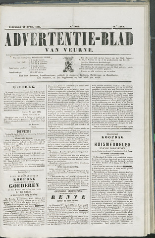 Het Advertentieblad (1825-1914) 1864-04-23