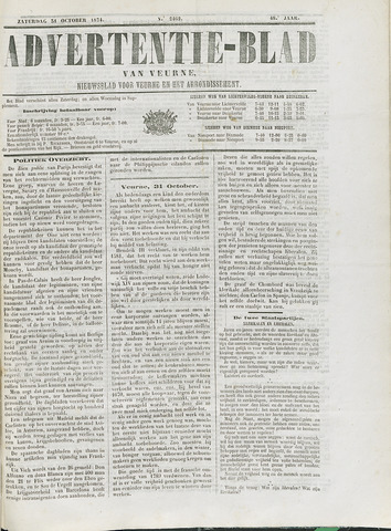 Het Advertentieblad (1825-1914) 1874-10-31