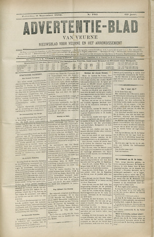 Het Advertentieblad (1825-1914) 1889-11-09