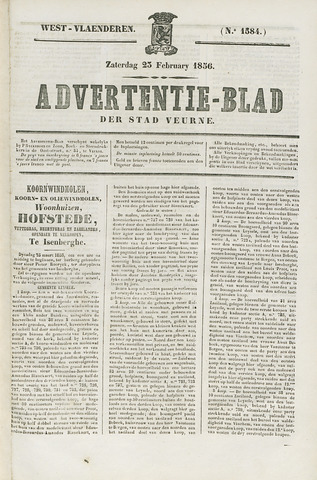 Het Advertentieblad (1825-1914) 1856-02-23