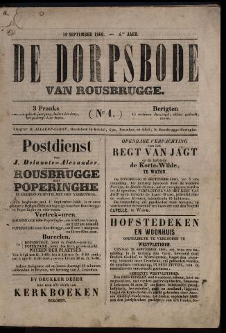 De Dorpsbode van Rousbrugge (1856-1857 en 1860-1862) 1860-09-19