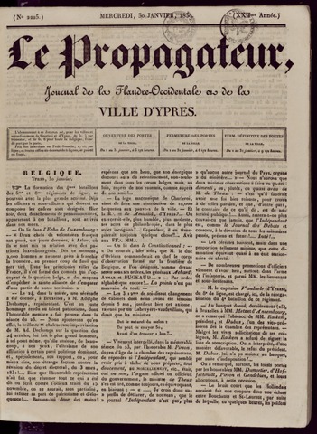 Le Propagateur (1818-1871) 1839-01-30