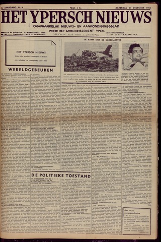 Het Ypersch nieuws (1929-1971) 1952-12-27
