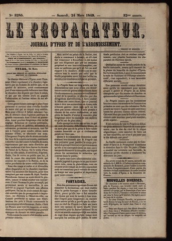 Le Propagateur (1818-1871) 1849-03-24