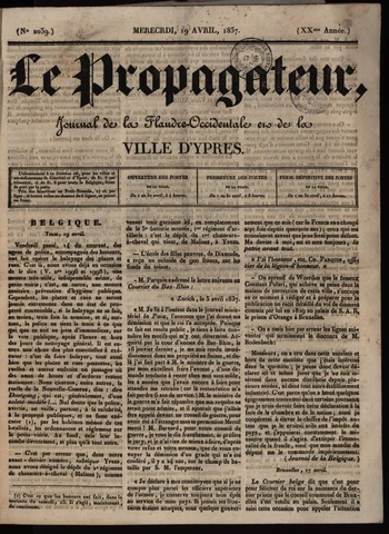 Le Propagateur (1818-1871) 1837-04-19