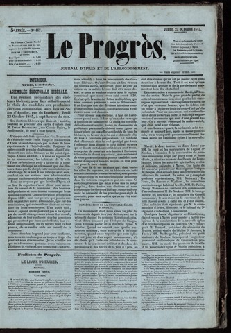 Le Progrès (1841-1914) 1845-10-23