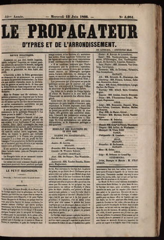 Le Propagateur (1818-1871) 1866-06-13