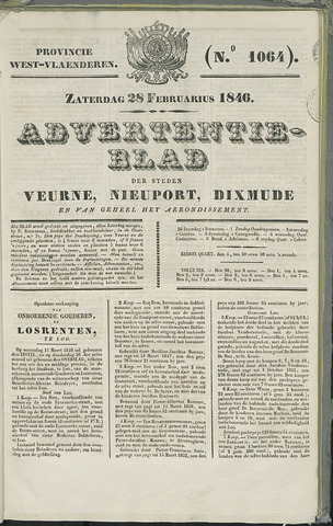Het Advertentieblad (1825-1914) 1846-02-28