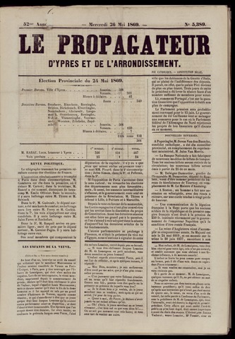 Le Propagateur (1818-1871) 1869-05-26