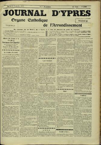 Journal d’Ypres (1874 - 1913) 1911-11-18