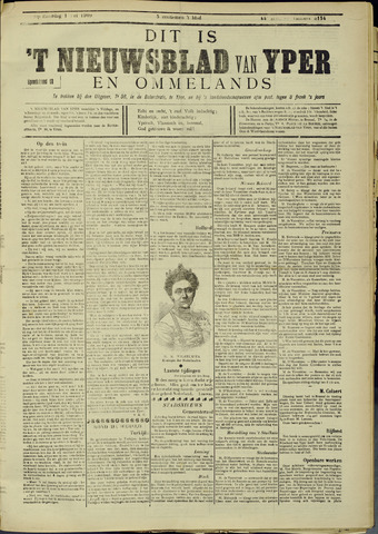 Nieuwsblad van Yperen en van het Arrondissement (1872-1912) 1909-05-01