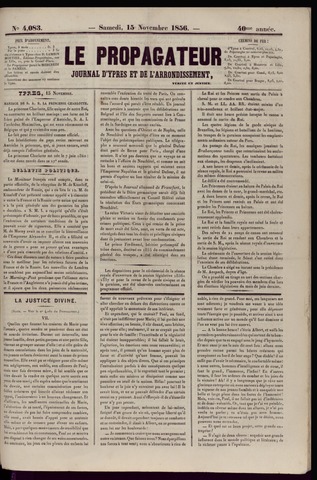 Le Propagateur (1818-1871) 1856-11-15