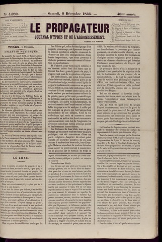 Le Propagateur (1818-1871) 1856-12-06