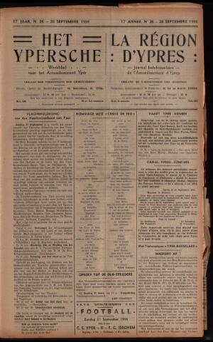 Het Ypersch nieuws (1929-1971) 1936-09-26