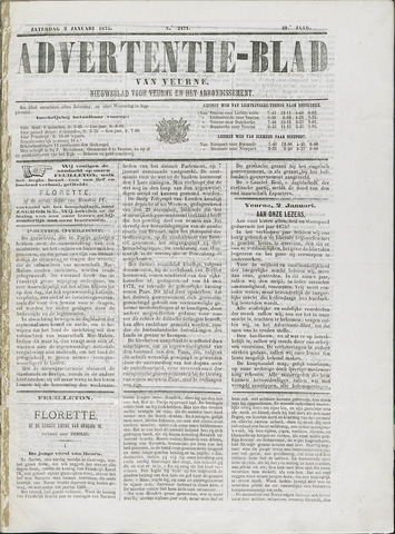 Het Advertentieblad (1825-1914) 1875-01-02