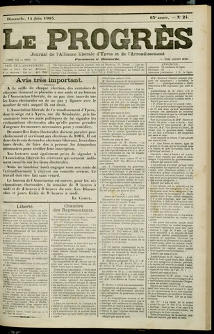 Le Progrès (1841-1914) 1903-06-14