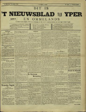 Nieuwsblad van Yperen en van het Arrondissement (1872-1912) 1912-09-07